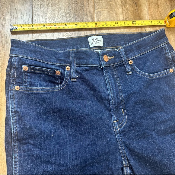 J.Crew 9" Mid Rise Vintage Slim Straight Jeans Resin Rinse Womens Size 29 - Picture 12 of 16
